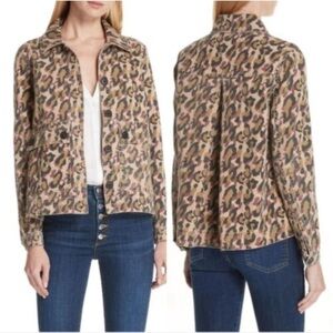 LIKE NEW - SMALL VERONICA BEARD MERCER LEOPARD PRINT JACKET